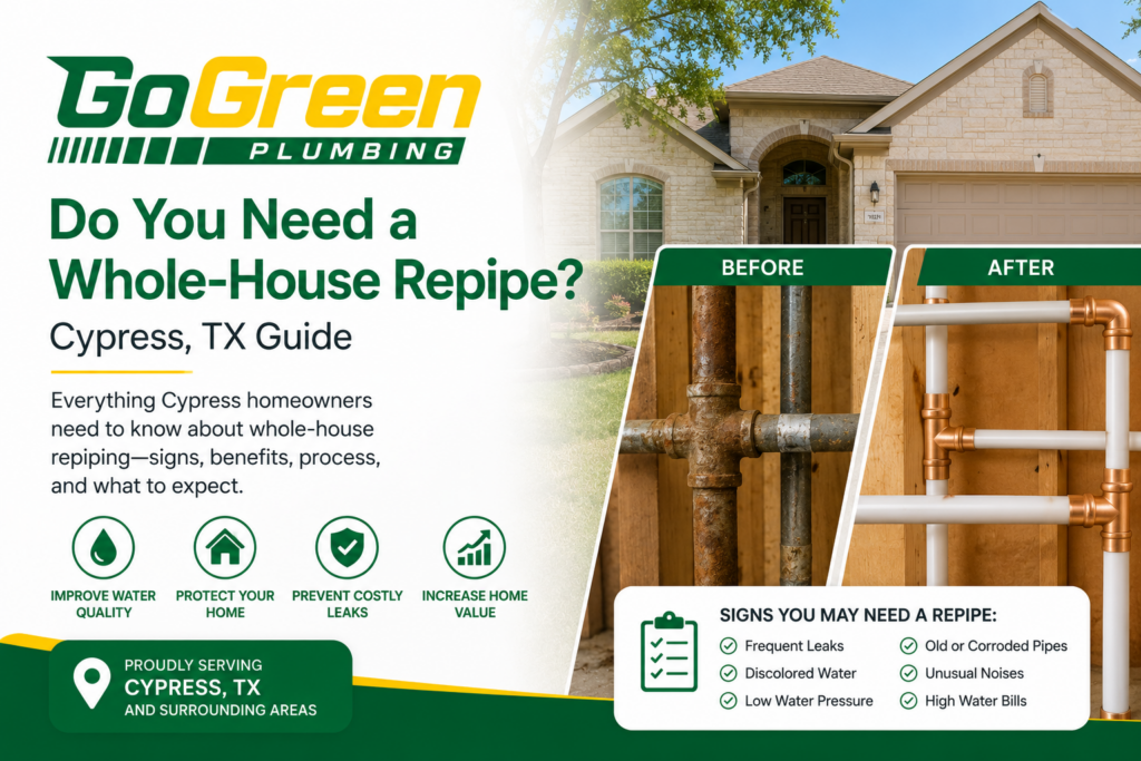 repiping Cypress TX